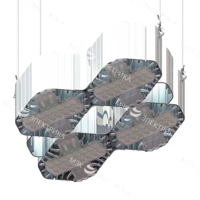 Светильник L-lego II 220/178/К15/4.0K/L100/01/IKIX-34/220AC IP66 подвесное крепление LEDEL LII099