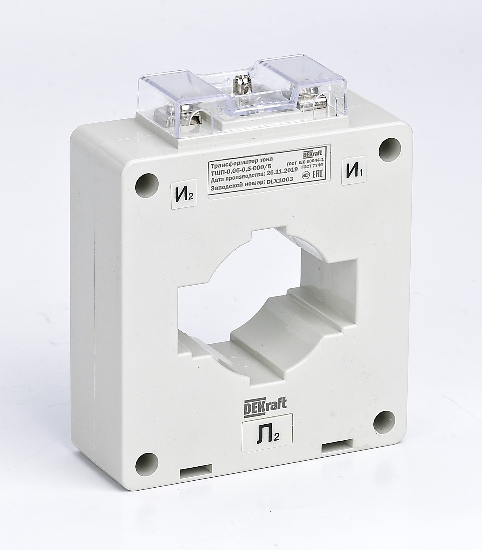 Трансформатор тока ТОП-0,66 75/5А 5ВА класс 0,5 ИЭК