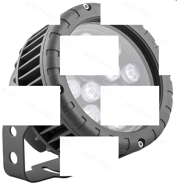 Светодиодный прожектор, D150xH200, IP65 12W 85-265V,холодный белый, LL-883 