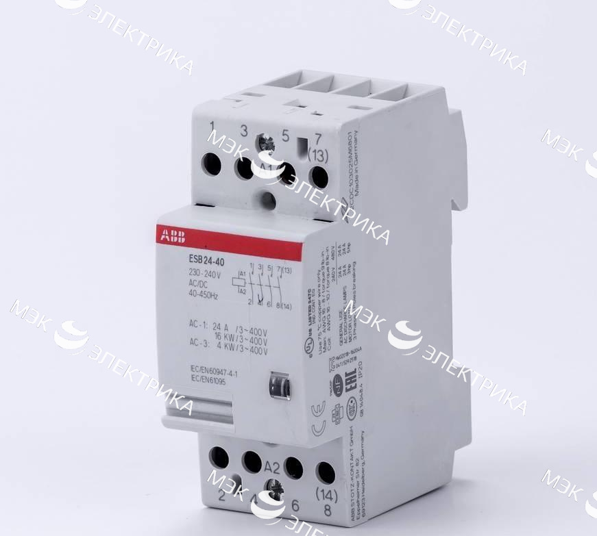 Контактор ESB25-40N-06 катушка 230В 4НО