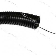 Труба ПНД d-16мм гофр. L-100 черная