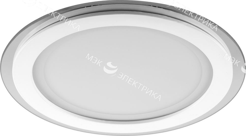 Светильник встраиваемый со светодиодами AL9010 6W/480Lm/4000К/хром Feron