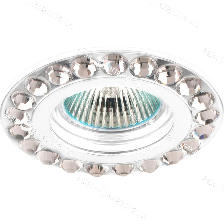 Светильник потолочный MR16 MAX50W 12V G5.3, прозрачный, белый, DL111-C