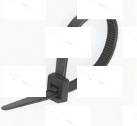 Хомут кабельный 4.8х200 нейл. черн. (уп.100шт) Rexant 07-0201-5