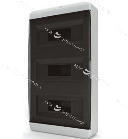 Бокс навесной IP-40 36 модулей прозр/черный BNK 40-36-1