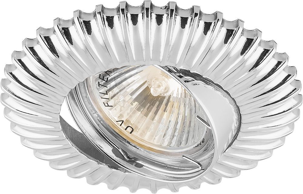 Светильник встраиваемый Feron DL6213 потолочный MR16 G5.3 хром поворотный