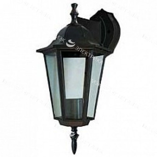 Светильник садово-парковый, 60W 230V E27 черный, 6102/PL6102