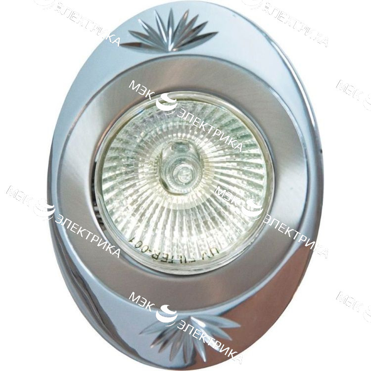 Светильник потолочный, MR16 G5.3 титан-хром, DL250 Feron