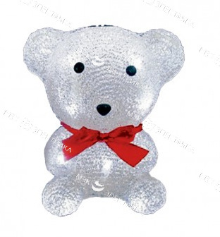 Световая фигура "Медвежонок арктический с бантом", IP20
