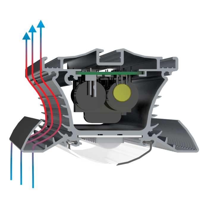 Светильник светодиодный L-industry 90 Turbine/76/Г30/5.0K/01/IKV-23/220 AC IP66 Em LEDEL У0000012630