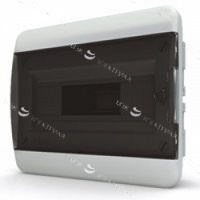 Бокс встраиваемый IP-40 12 модулей проз/черный BVK 40-12-1