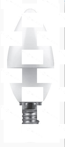 Лампа светодиодная E14- 9W-2700K-230V LB-570 Feron