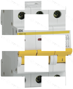 ВА47-063Про, 3Р, 63А, Icu-4.5kA х-ка С