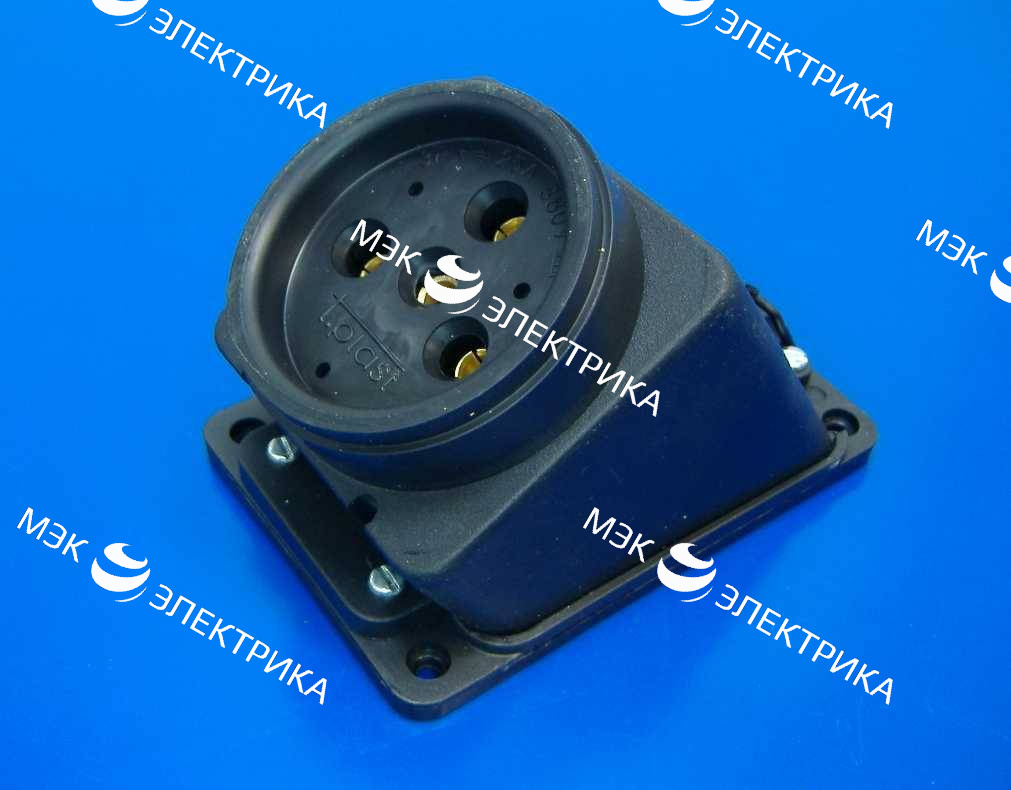 Розетка настенная угловая без крышки 3Р+Е 3х25 А 380-415В