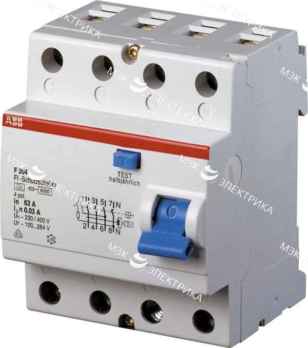 УЗО-4 4P25A/30mA ASD