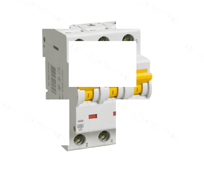 Автоматический выключатель ВА 47-60 3Р 16А 6 кА х-ка D IEK