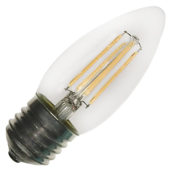 FL-LED Filament C35 7.5W E27 3000К 220V 750Лм 35*98мм FOTON_LIGHTING - лампа свеча прозрачная