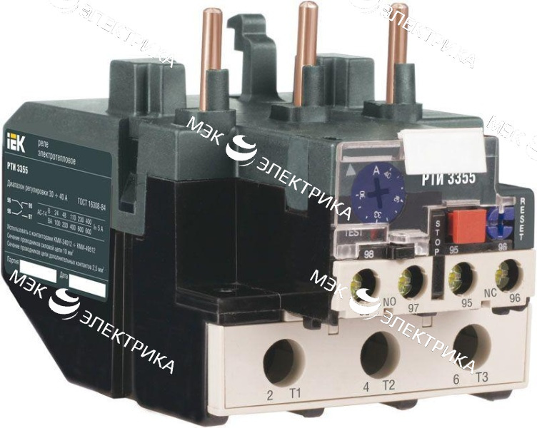 Реле тепл. РТИ 3357 37-50А IEK DRT30-0037-0050
