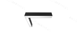 L-Соединитель для серии Х-ЛАЙН 549x527х100мм 20 ВТ 4000К IP40 металлик