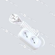Удлинитель 2 гнезда б/з 10м T.Plast