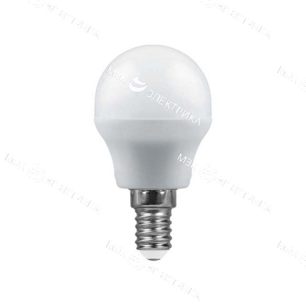Лампа светодиодная E14- 5W-4000K SBG4505 Saffit