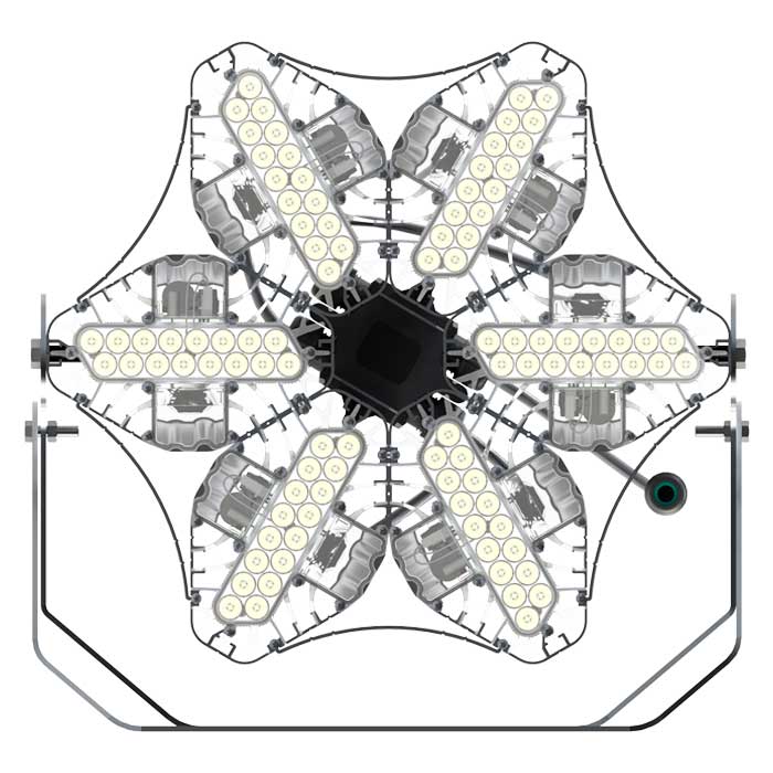 Светильник L-lego II 330 banner/270/Г60/5.0K/01/L100/IKIX-66/220AC IP66 поворотное крепление LEDEL L