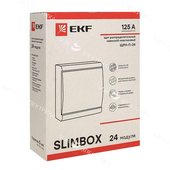 Щит ЩРН-П-24 "SlimBox" IP41 PROxima EKF sb-n-24