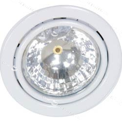 Светильник мебельный. JC G4.0 белый с лампой