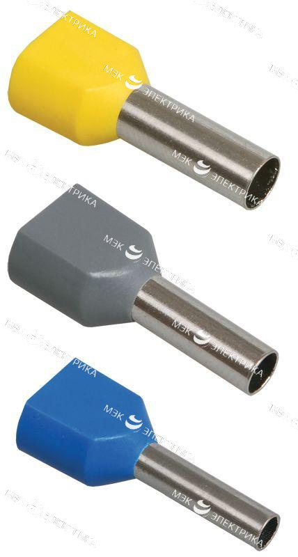 Наконечник НШВИ(2) 1.0-8 свет. зел. (уп.100шт) IEK UTE10-D2-2-100