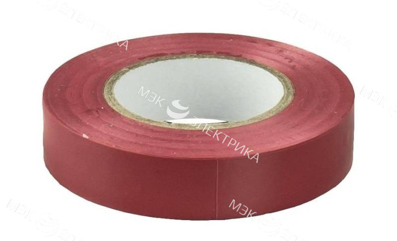 Изолента ПВХ 19мм х 25м красная