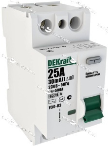 УЗО-03 4П 100А 100мА АС6кА