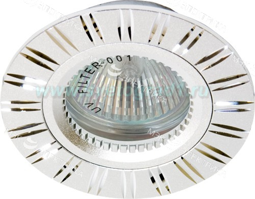 Светильник потолочный GS-M393S MR16 50W G5.3 серебро