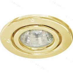 Светильник потолочный встраиваемый поворотный DL8 MR11 35Вт G4 золото