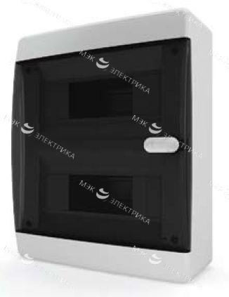 Бокс навесной IP-40 18 модулей прозр/черный CNK 40-18-1