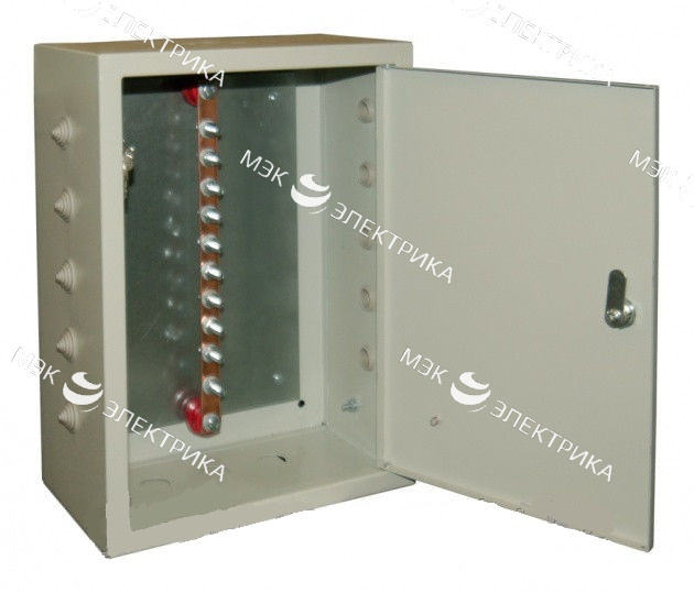Ящик главной заземляющей шины ГЗШ-41-10 УХЛ (Медь 5х50) 860А(395х310х120) IP31