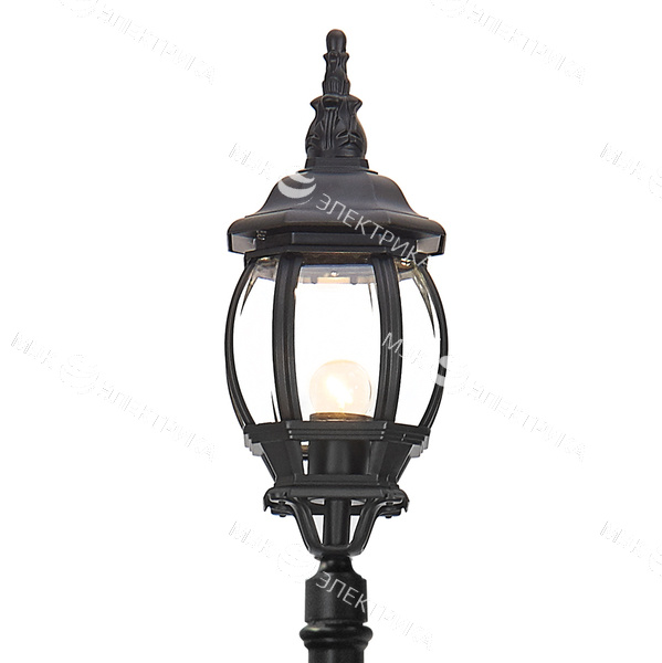 Светильник садово-парковый Feron 8111 столб 100W E27 230V, черный