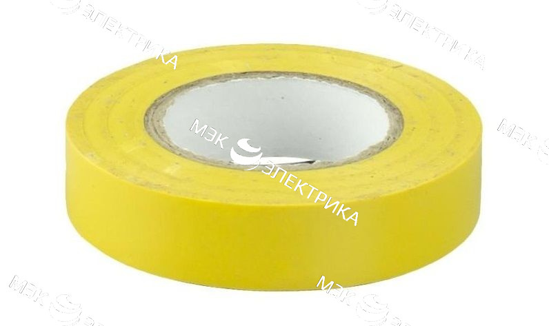 Изолента ПВХ 19х20 желтая 