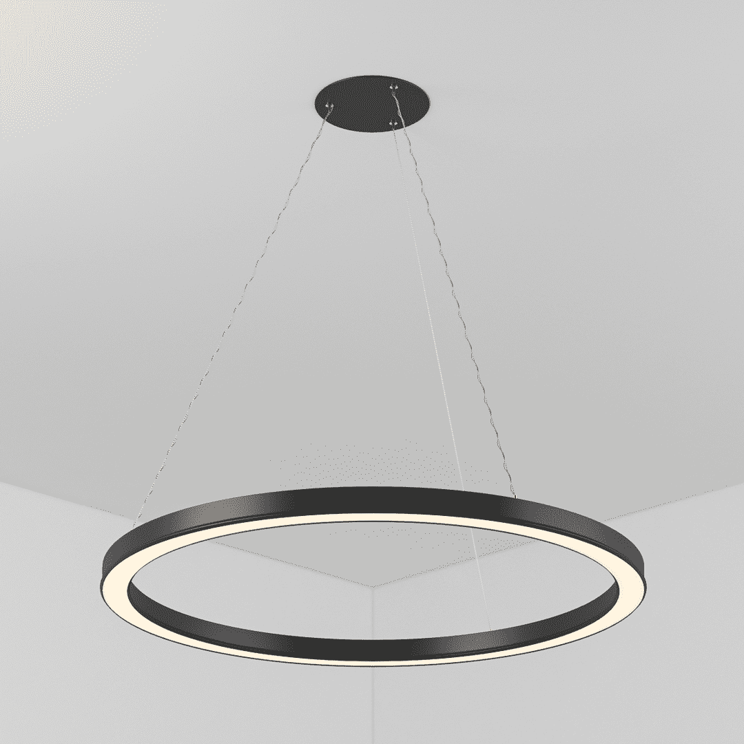 Светильник CIRCLE подвесной D400 H45 B45 LED 32W