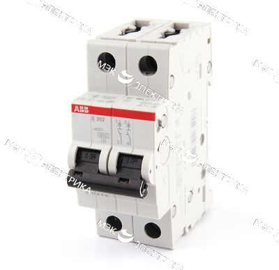 Выключатель автоматический модульный 2п C 20А 6кА S202 C20 ABB 2CDS252001R0204