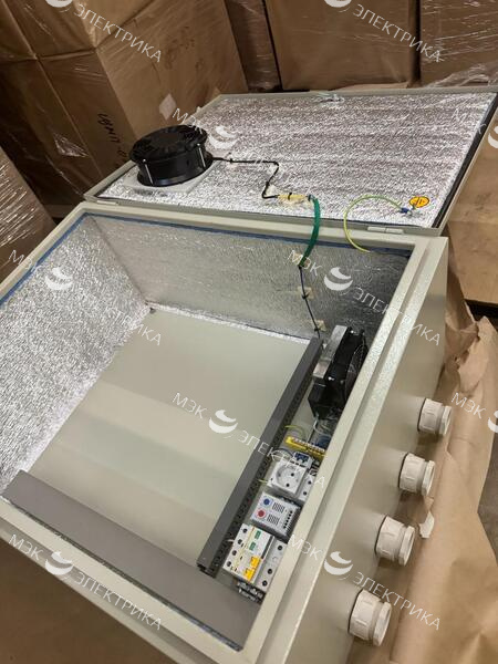 Термошкаф с обогревом и вентиляцией ТШ - 1В МЭК Электрика (760х600х350) IP65