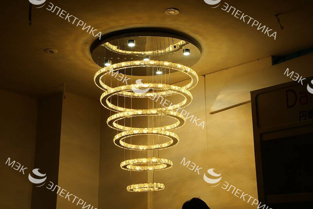 Люстра светодиодная хрустальная