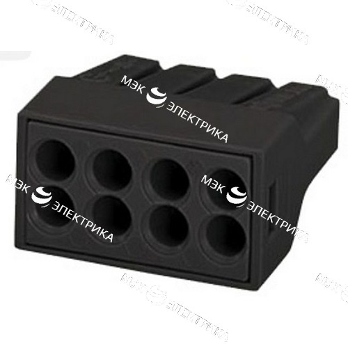 Клемма WAGO 773-308 на 8 провод.1-2,5мм (темносерый) 24А с/п(снят)