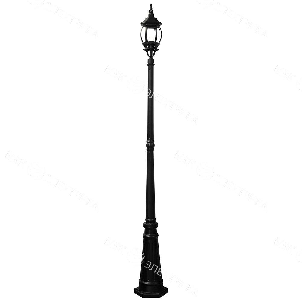 Светильник садово-парковый Feron 8111 столб 100W E27 230V, черный