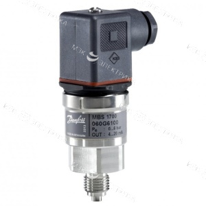 Преобразователь давления MBS1700, 0-10бар, 4-20 мА, Тмах= -40...+85ºС, наружн. резьба 1/2", класс то