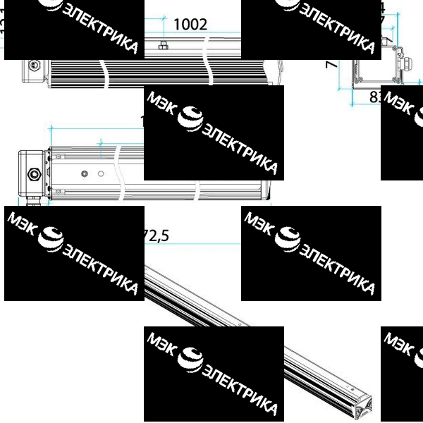 Крепление L-industry 48 задвижное 