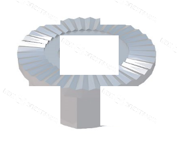 Гайка специальная с фланцем М6 DIN 6923 (уп.400шт.) "РЭКС СТАНДАРТ"