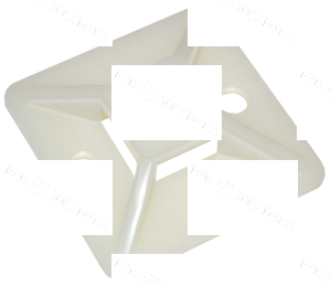 Площадка самокл. 40х40 под хомуты бел. (уп.100шт) IEK UHP30-40-100