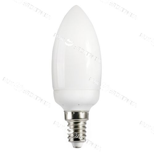 Лампа энергосберегающая E14 11W 2700K свеча Феникс Лайт