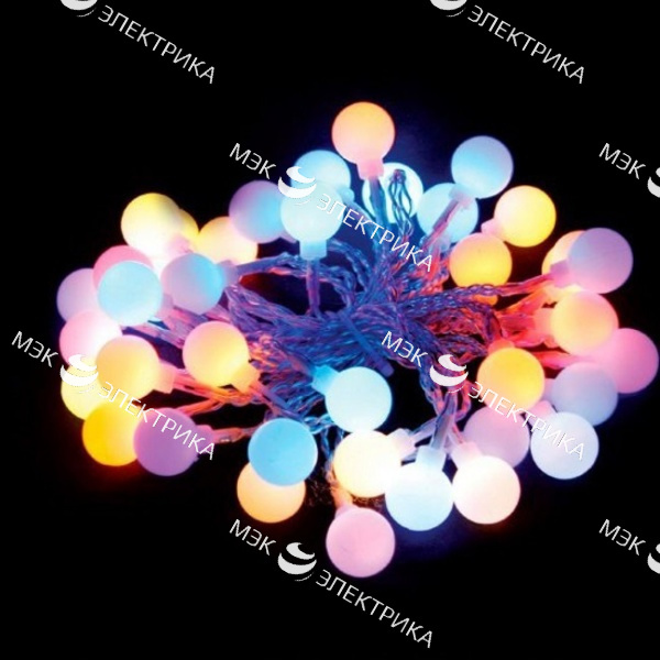 Гирлянда "Шарики на присоске" мульти, CL556