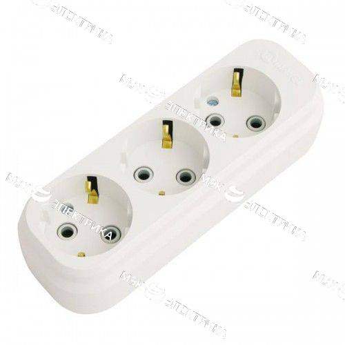 Колодка 3 гнезда c\з (Т)